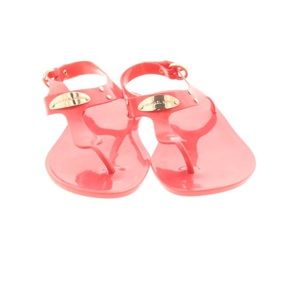 Michael Kors Hamilton Jelly Sandal Coral Thong